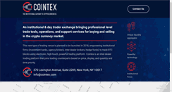 Desktop Screenshot of cointex.com