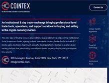 Tablet Screenshot of cointex.com